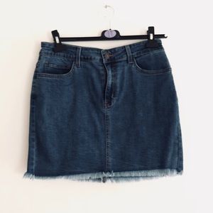 Denim Mini Skirt